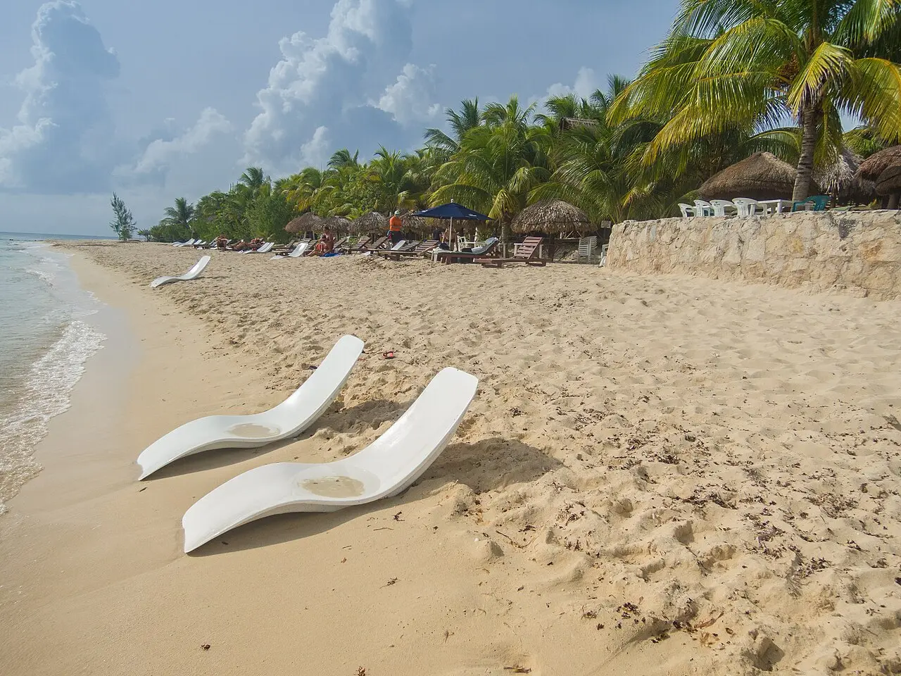 A beach in Cozumel, Mexico